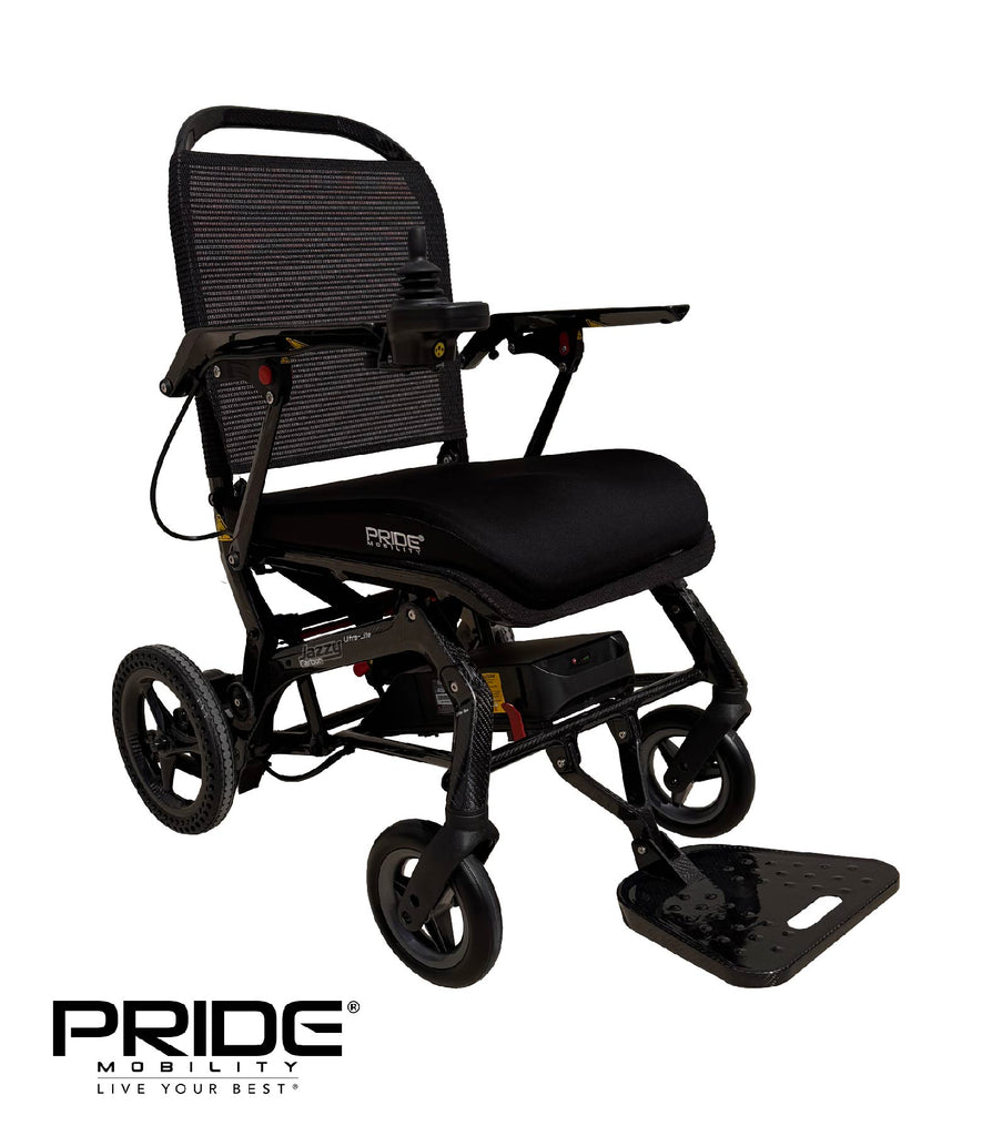 Pride Jazzy Carbon Ultra-Lite Folding Power Wheelchair