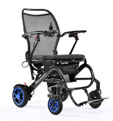 Quickie Q50R Carbon Lightweight Folding Power Wheelchair Hire