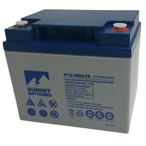 12V 40AH SUMMIT GEL DEEP CYCLE BATTERY (IP12-40DG-FR)