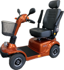 Trek Rhino Mobility Scooter Hire - Orange