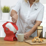 Uccello Powered Kettle Tipper Red and White