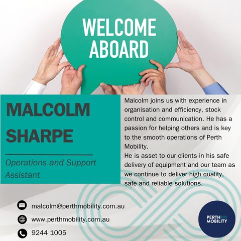 Welcome Aboard Malcolm