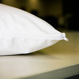Conni - Micro-Plush Waterproof Pillow Case - 45cm x 70cm (White)