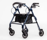 Kcare Deluxe Seat Walker Rollator 6" Wheels