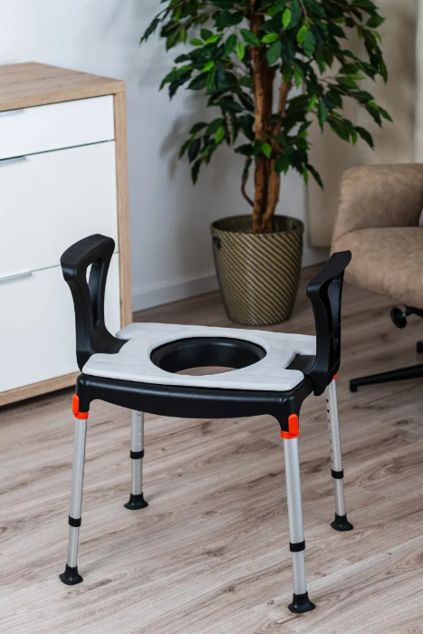 King Commode / Over Toilet Seat with Armrests