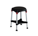 King Rotating Round Shower Stool with Tray, Adjustable Height