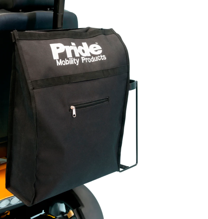 Pride Mobility Scooter Rear Bag with Cane / Crutch Holder