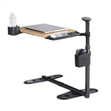 Universal Swivel Tray Table - Over Bed / Over Chair Table (Bamboo)