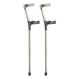 Ergonomic Grip Forearm Crutches (Pair)