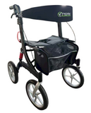Peak Care Ellipse Lite Aluminium Outdoor Walker Rollator with Disk Brakes & Suspension