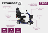 Pride Pathrider 10 DX Deluxe EZ Turn